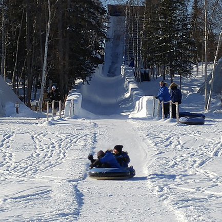 Ice sledding Ice sledding